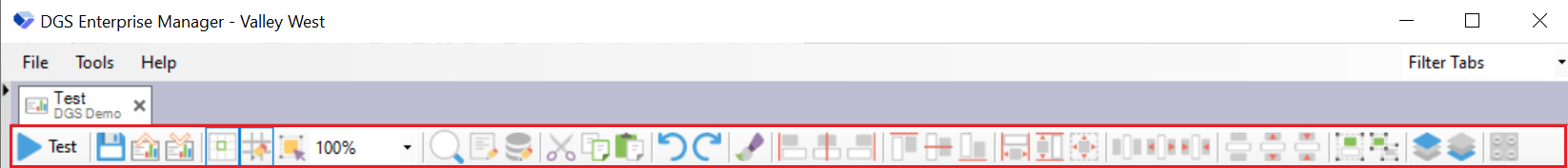 View Builder Toolbar